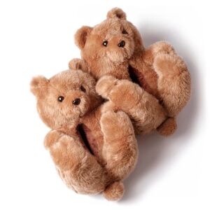 KONTERFEIT ORIGINAL BROWN TEDDY SLIPPERS